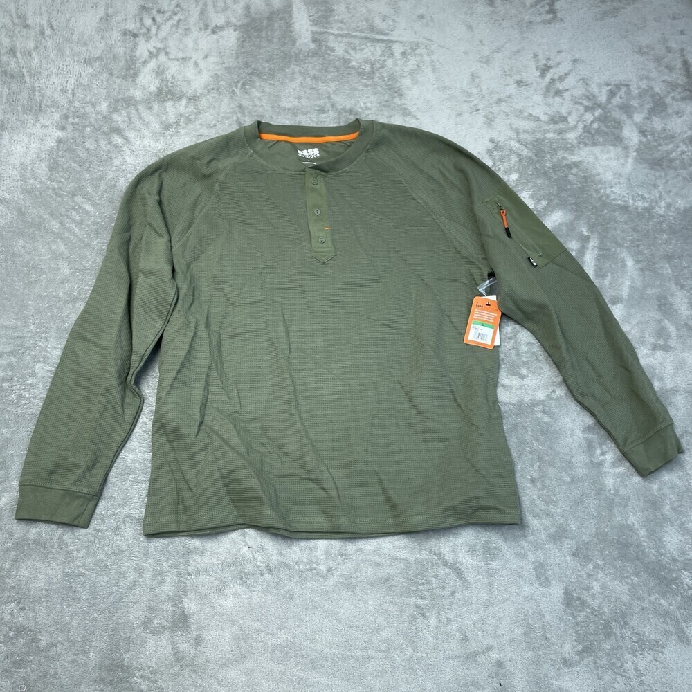 Bass Outdoor Men's L Performance Thermal Deep Lichen e0517